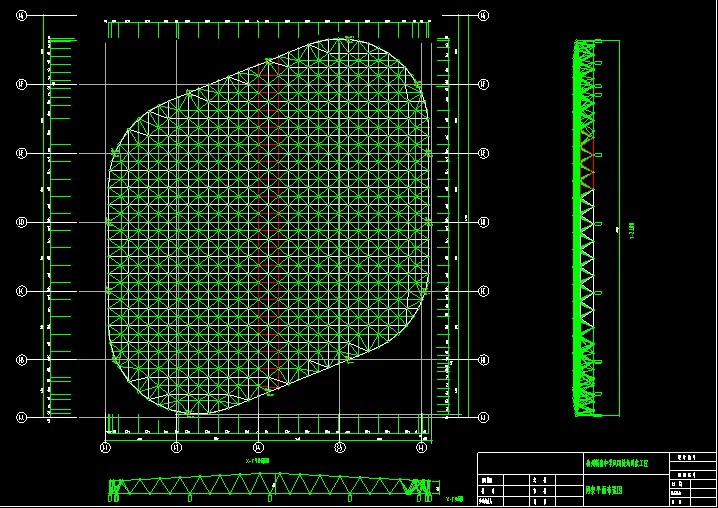 九江杭州转塘中学网架设计