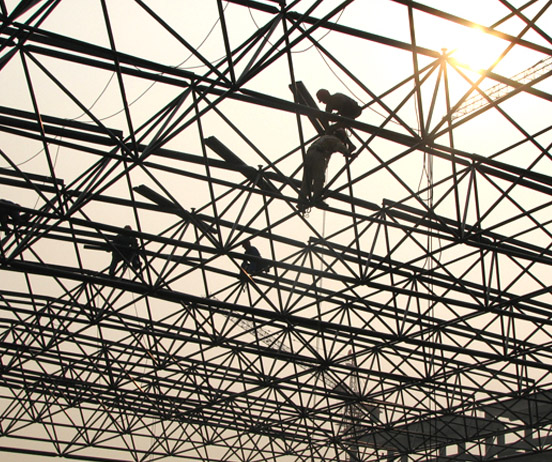 九江厂房网架安装